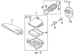 Engine Air Intake Hose