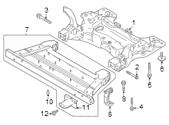 Suspension Subframe Crossmember Brace (Front)