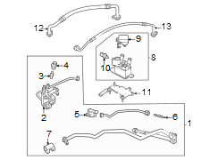 EXPANSION VALVE. Included with: AC line. 