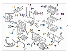 A/C Evaporator Core