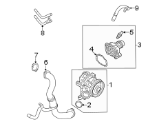 Engine Coolant Pipe Gasket