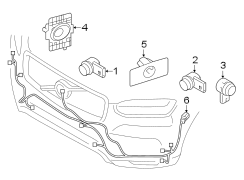 Parking Aid System Wiring Harness