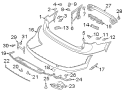 Bumper Molding Bracket