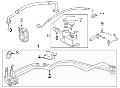 AC line. Pipe. 