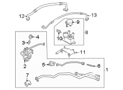 A/C Refrigerant Suction Hose (Rear, Lower)