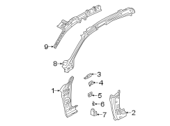 Body A-Pillar Reinforcement (Upper)