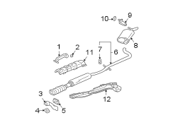 EXHAUST SYSTEM. EXHAUST COMPONENTS.