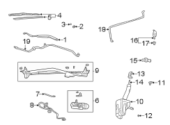 WINDSHIELD. WIPER & WASHER COMPONENTS.