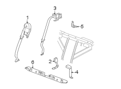 RESTRAINT SYSTEMS. REAR SEAT BELTS.