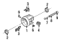 TILT STEERING COLUMN COMPONENTS.