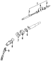 STEERING COLUMN. SHAFT & INTERNAL COMPONENTS.