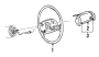 STEERING COLUMN. STEERING WHEEL & TRIM.