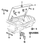 TRUNK LID. LID & COMPONENTS.