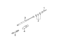 STEERING COLUMN. SHAFT & INTERNAL COMPONENTS.