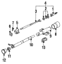 STEERING COLUMN. SHAFT & INTERNAL COMPONENTS.