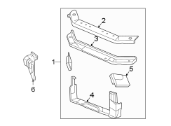 RADIATOR SUPPORT.