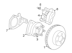 FRONT SUSPENSION. BRAKE COMPONENTS.