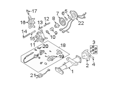 STEERING COLUMN. HOUSING & COMPONENTS.