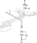 FRONT SUSPENSION. STABILIZER BAR & COMPONENTS.