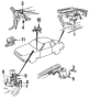 Compressor screw. Harness screw. 