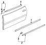DOOR. EXTERIOR TRIM.