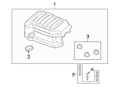 ENGINE / TRANSAXLE. ENGINE APPEARANCE COVER.