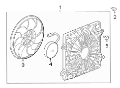 Engine Cooling Fan Shroud Bolt