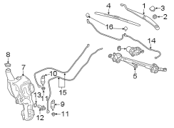 Windshield Wiper Arm (Front)