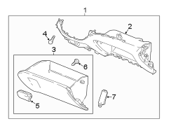 Glove Box Housing (Lower)