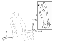 Seat Belt Lap and Shoulder Belt