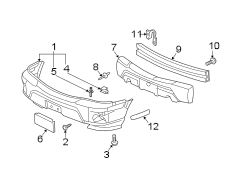 FRONT BUMPER. BUMPER & COMPONENTS.