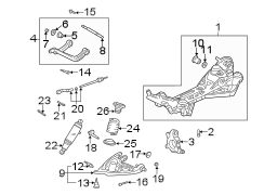 REAR SUSPENSION. SUSPENSION COMPONENTS.