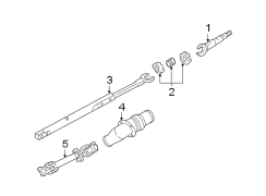 STEERING COLUMN. SHAFT & INTERNAL COMPONENTS.