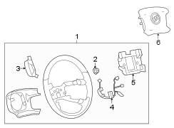STEERING WHEEL & TRIM.