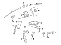 RESTRAINT SYSTEMS. AIR BAG COMPONENTS.