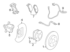 REAR SUSPENSION. BRAKE COMPONENTS.