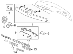 TRUNK LID. EXTERIOR TRIM.