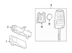 KEYLESS ENTRY COMPONENTS.