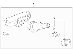 TIRE PRESSURE MONITOR COMPONENTS.