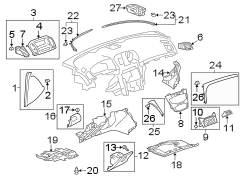 INSTRUMENT PANEL COMPONENTS.