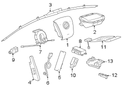 RESTRAINT SYSTEMS. AIR BAG COMPONENTS.