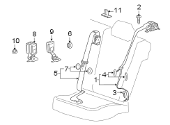 RESTRAINT SYSTEMS. REAR SEAT BELTS.