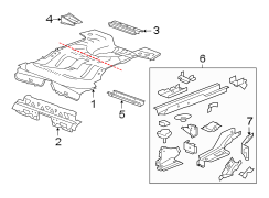 REAR BODY & FLOOR. FLOOR & RAILS.