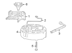 REAR BODY & FLOOR. JACK & COMPONENTS.