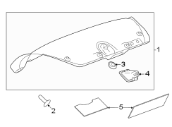 TRUNK LID. INTERIOR TRIM.