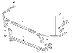 Radiator Support Tie Bar (Lower)