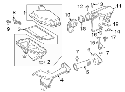 Engine Air Intake Hose