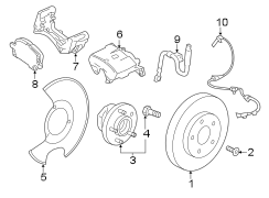 Image of ABS Wheel Speed Sensor (Front) image for your 2015 GMC Sierra 2500 HD 6.6L Duramax V8 DIESEL A/T RWD SLE Standard Cab Pickup Fleetside 