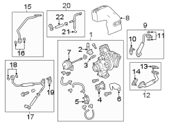 ENGINE / TRANSAXLE. TURBOCHARGER & COMPONENTS.