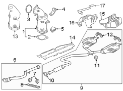 Exhaust system. Exhaust components.